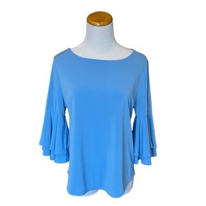 Grace Elements Flounce Sleeve Top - Size M